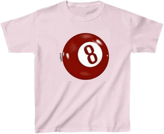 Y2k Womens Graphic Baby Tee Slim Fit Short Sleeve Crop Tops Funny Letter Animal Print Shirts 90s 2000s Streetwear